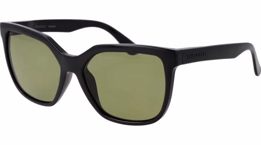 Serengeti Black Plastic Sunglasses