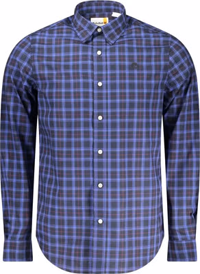 Blu Cotton Men Shirt