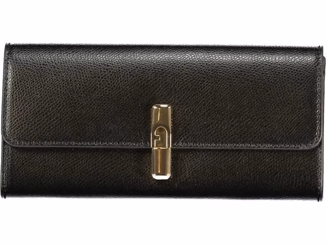 Furla Nero Leather Woman Wallet