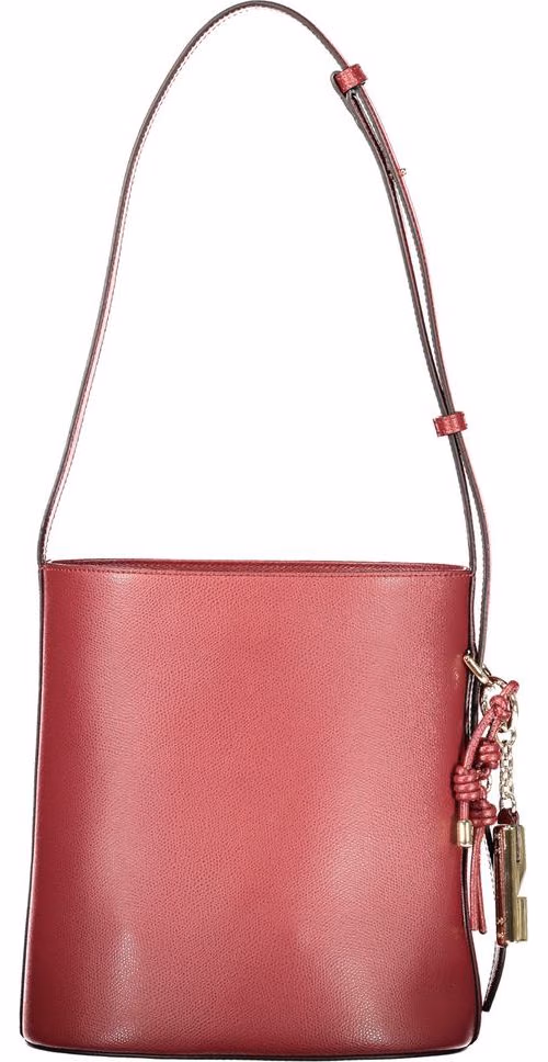 Furla Rosso Leather Woman Bucket Bag