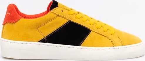 Scotch & Soda Bicolor Leather Low Top Sneakers