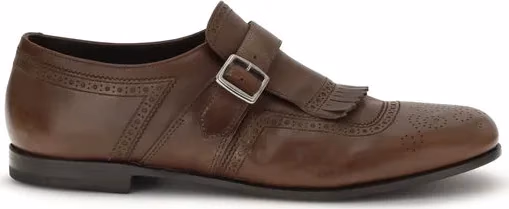 Church's Brown Calf Leather Bos Taurus Slip-On Loafers