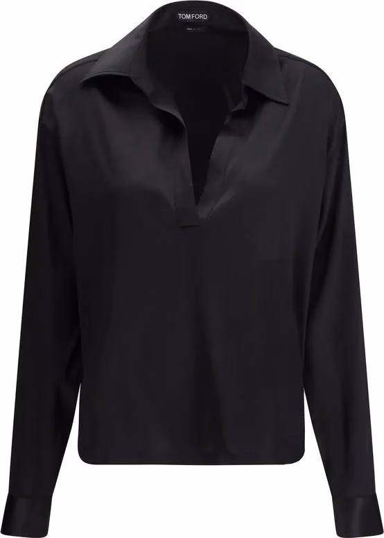 Tom Ford Black Silk Dress Shirt