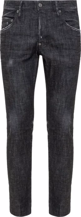 Dsquared² Black Cotton Slim Fit Jeans