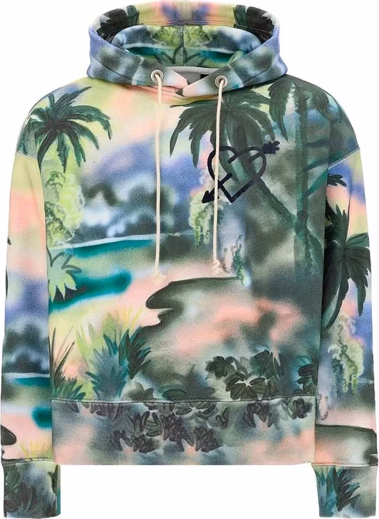 Palm Angels Bicolor Cotton Sweatshirt