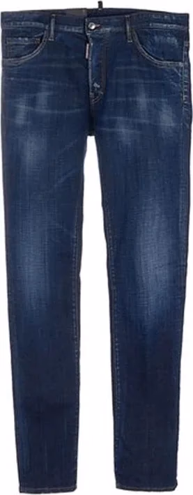 Dsquared² Blue Cotton Slim Fit Jeans