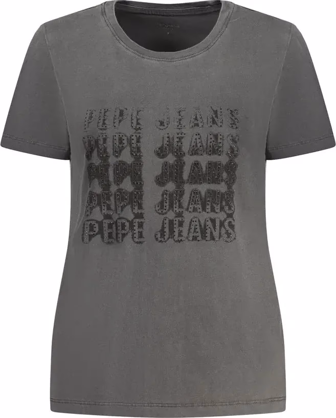 Pepe Jeans Nero Cotton Women T-Shirt