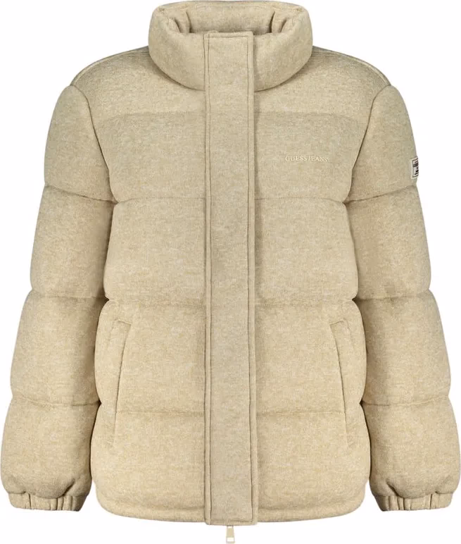 Guess Jeans Beige Polyester Women's Jacket