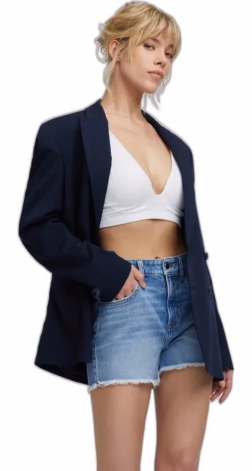 Gas Blue Denim Shorts