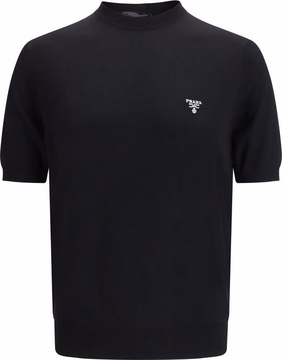Prada Black Wool T-Shirt