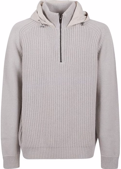 Herno Gray Wool Sweatshirt