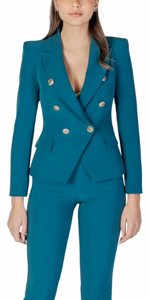 Rinascimento Black Polyester Blazer
