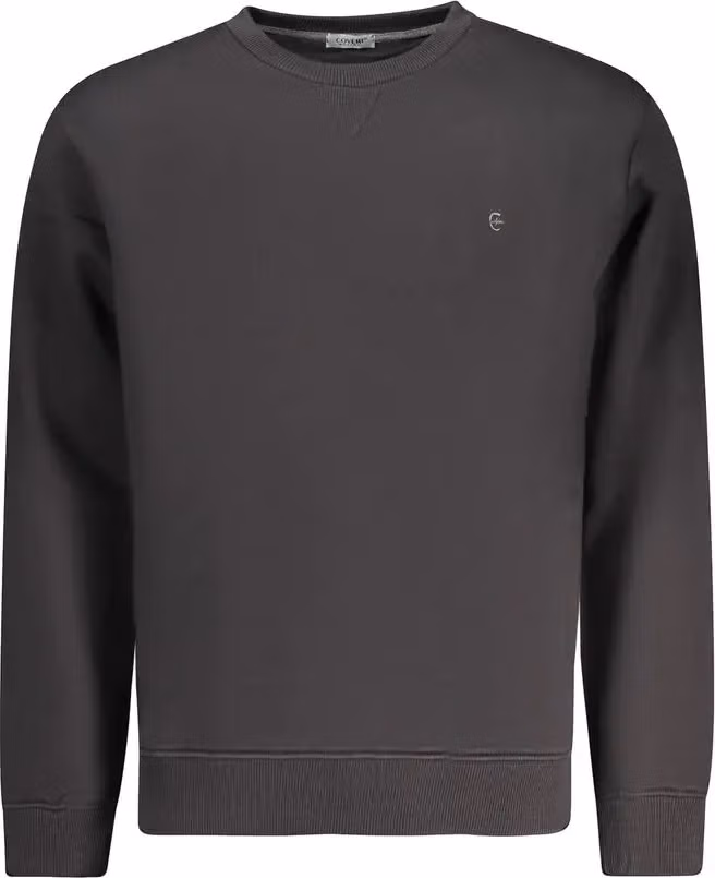 Coveri Moving Black Cotton Men Sweater