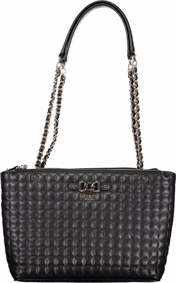 Guess Jeans Nero Poliuretano Women Handbag