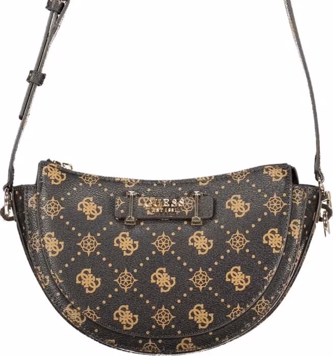 Guess Jeans Marrone Poliuretano Women Handbag