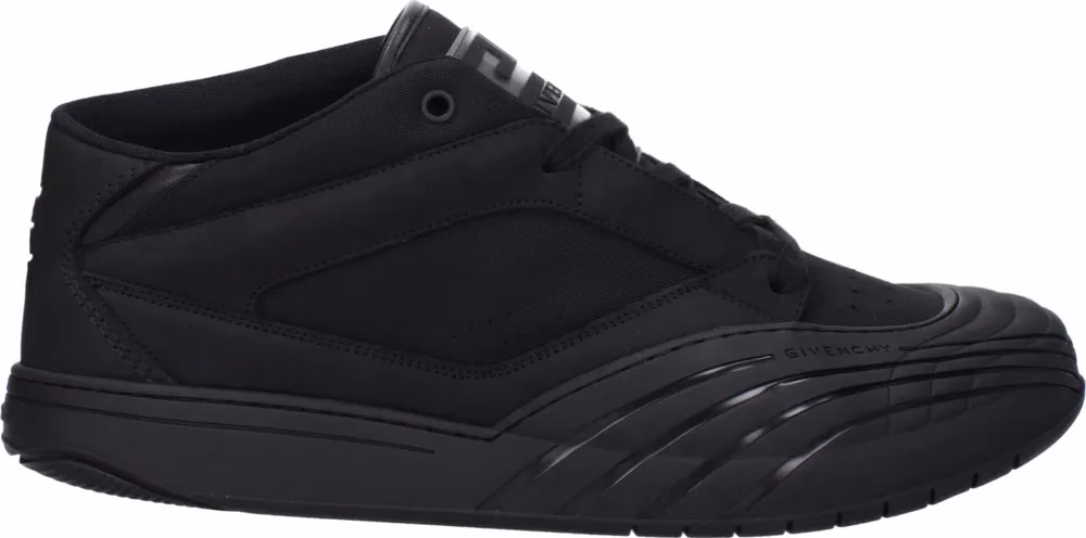 Givenchy Black Fabric Low Top Sneakers
