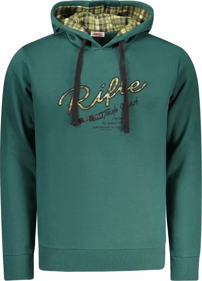 Rifle Verde Cotton Men Hoodie