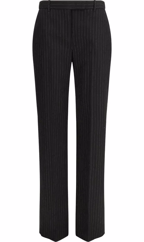 Alexander McQueen Black Wool Oves Aries Dress Pants