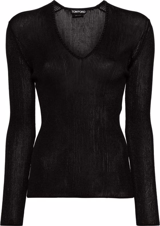 Tom Ford Black Polyamide Tank Tops