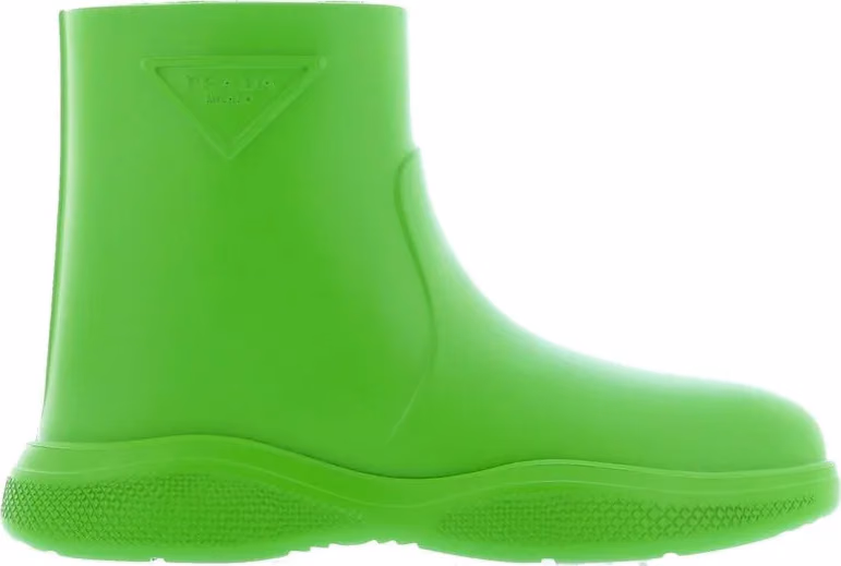 Prada Bicolor Rubber Rain Boots
