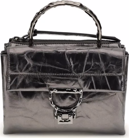 Coccinelle Black Calf Leather Bos Taurus Handbag