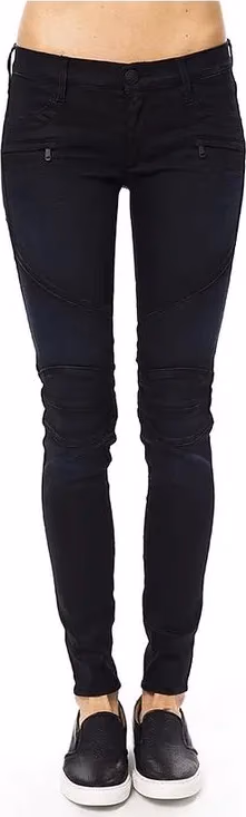 Gas Blue Cotton Skinny Pants