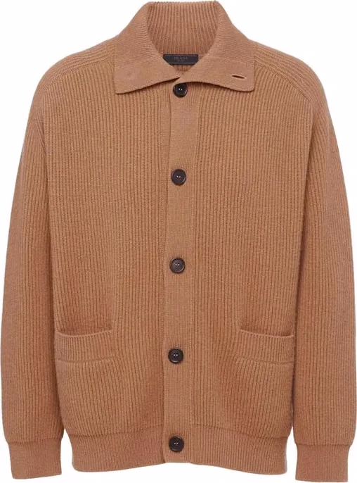 Prada Brown Cashmere Cardigan