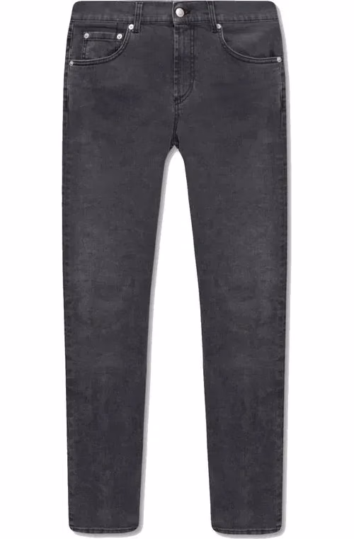 Alexander McQueen Black Cotton Skinny Jeans