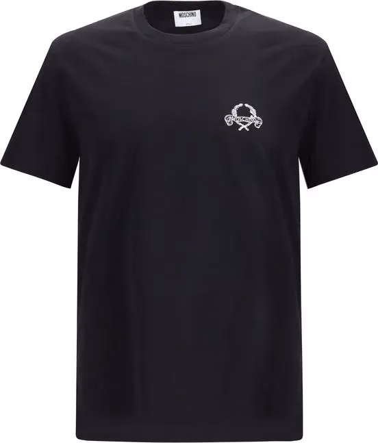 Moschino Black Cotton T-Shirt