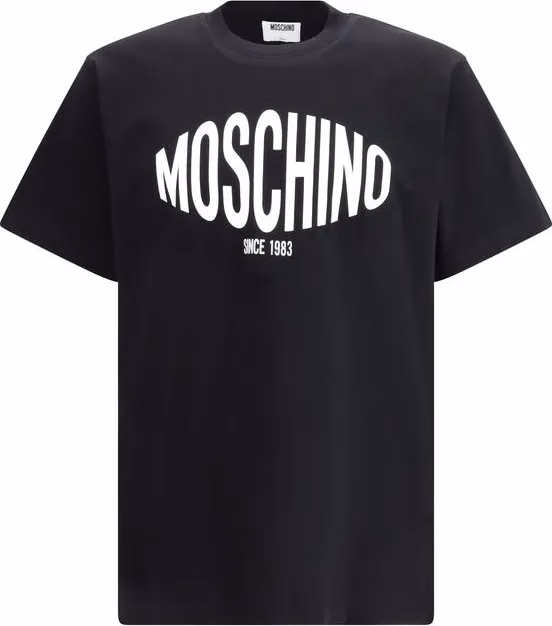 Moschino Black Cotton T-Shirt