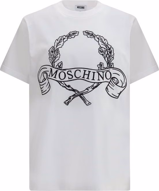 Moschino White Cotton T-Shirt