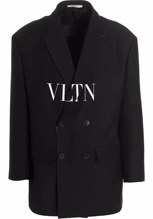 Valentino Garavani Black Silk Blazer