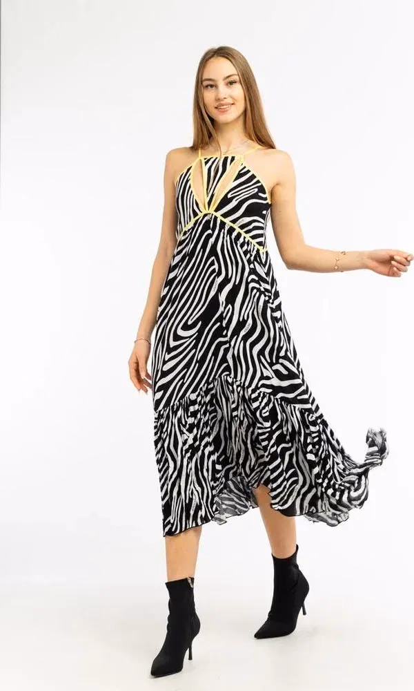 Patrizia Pepe Black Viscose Casual Dress