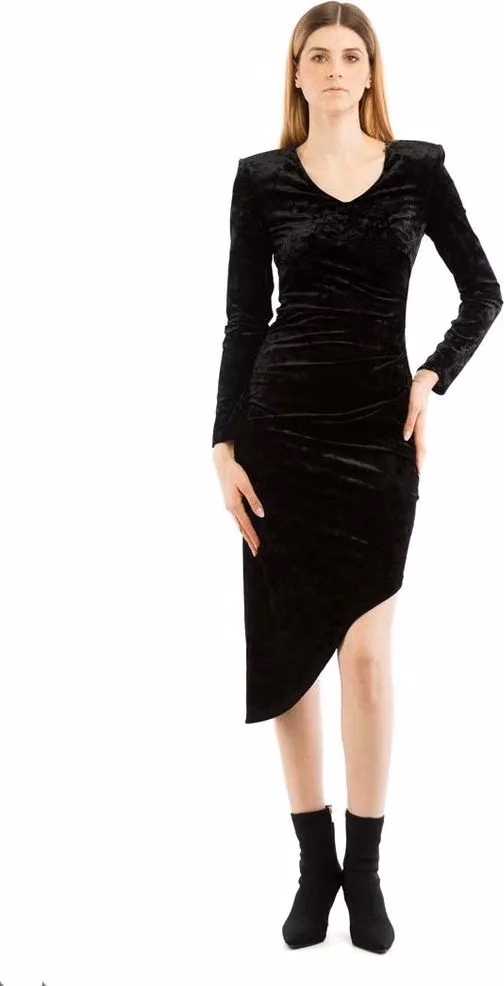 Patrizia Pepe Black Polyester Casual Dress