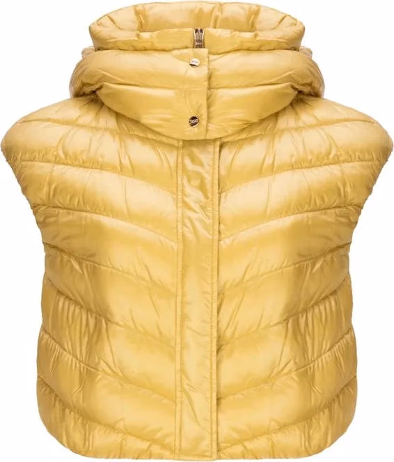 Herno Bicolor Polyamide Sleeveless Jacket