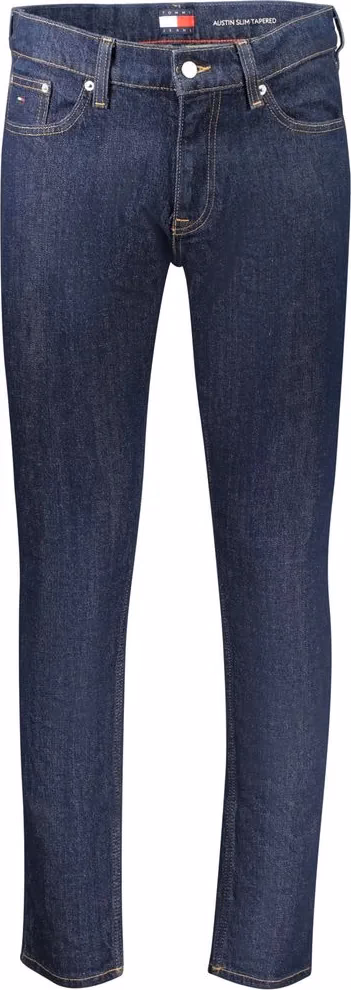 Tommy Hilfiger Blue Cotton Men's Slim Tapered Jeans