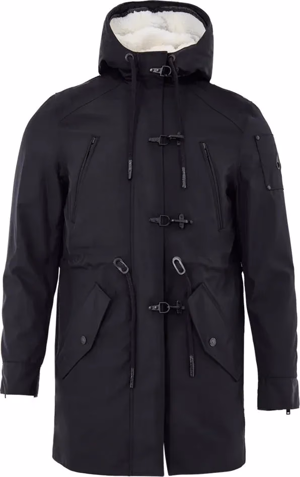 Moose Knuckles Blue Nylon Parka