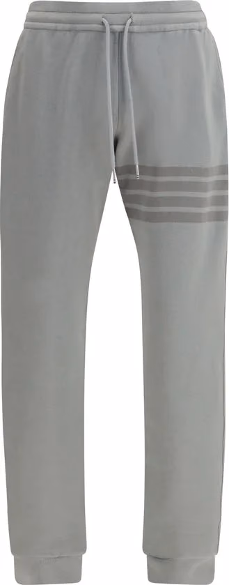 Thom Browne Gray Cotton Joggers (Workout Pants)