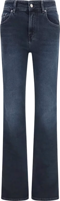 Haikure Blue Cotton Flared Jeans