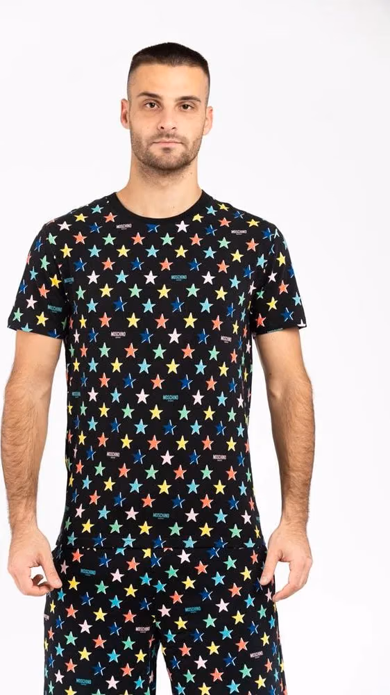 Moschino Black Cotton T-Shirt