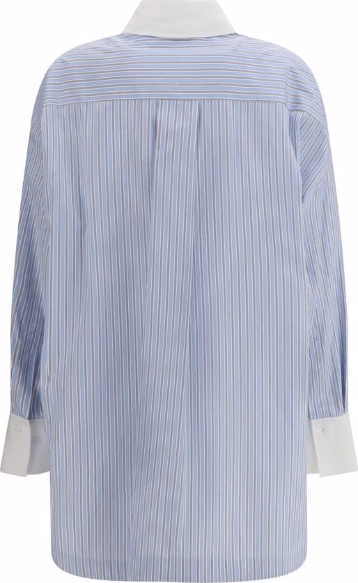 The Attico Blue Cotton Shirt