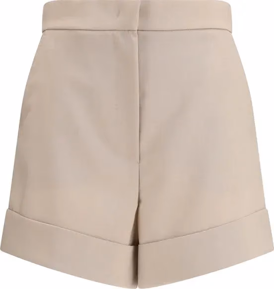 Max Mara Bicolor Wool Bermuda Shorts