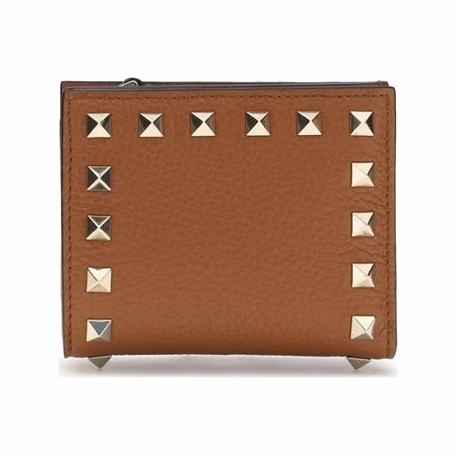 Valentino Garavani Brown Lamb Ovis Aries Aries Wallet