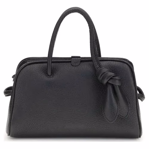 Jacquemus Black Calf Leather Bos Taurus Handbag