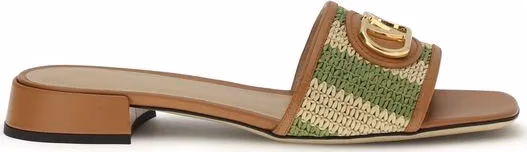 Valentino Garavani Multicolor Viscose Flat Sandals