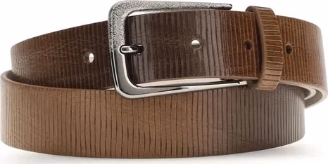 Brunello Cucinelli Brown Calf Leather Bos Taurus Regular Belt