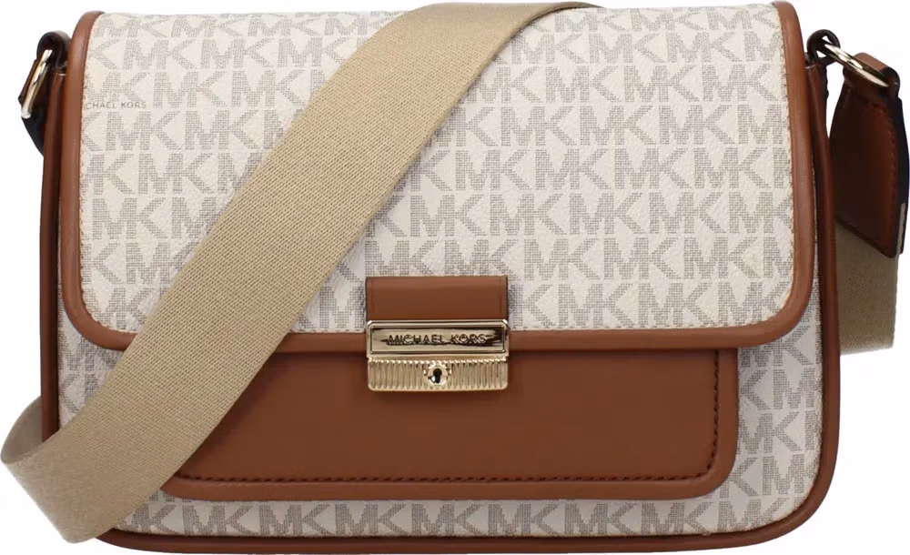 Michael Kors Beige Fabric Crossbody Bag