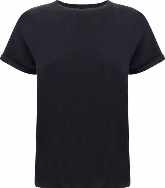 Brunello Cucinelli Black Nylon T-Shirt