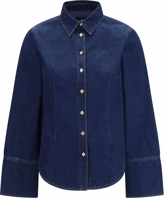 7FOR Blue Denim Shirt