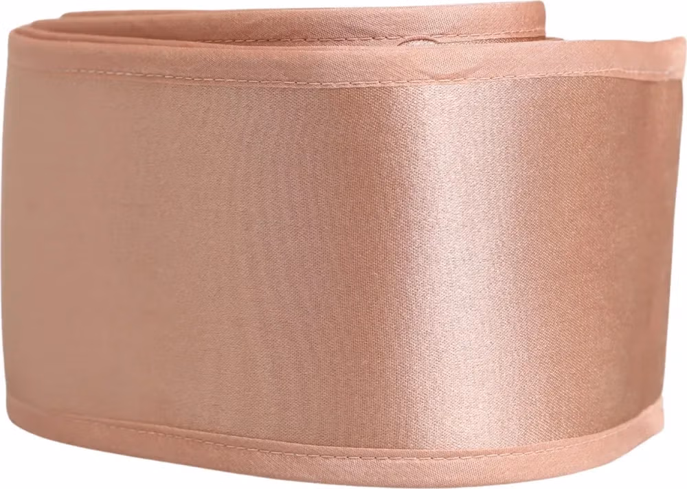 Dolce & Gabbana Light Pink Silk Satin Waist Women Cintura Belt